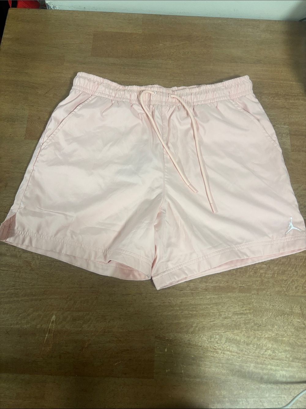 Jordan Pale Pink Athletic Shorts with Drawstring l. Size Large